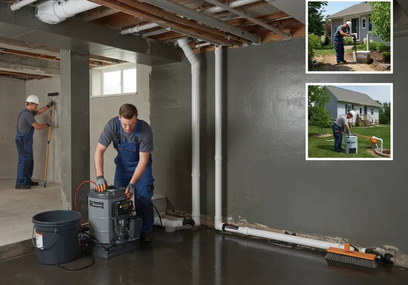 Basement Waterproofing and Flood Prevention process in Crown Point, IN